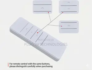 2ch Rf Remote Control For Smart Curtain