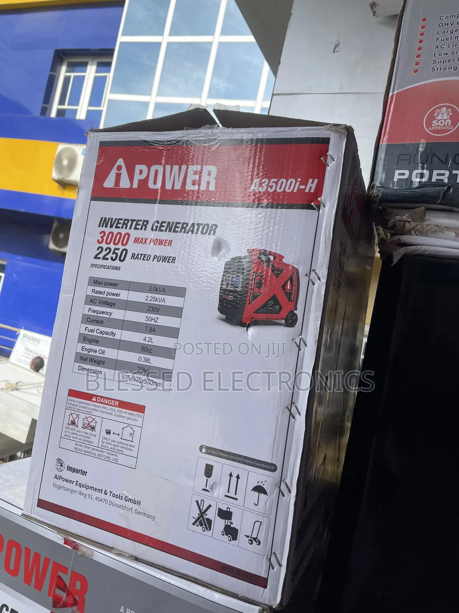 Ipower 3.5kva Some Proof Inverter Petrol Generator 100% Original