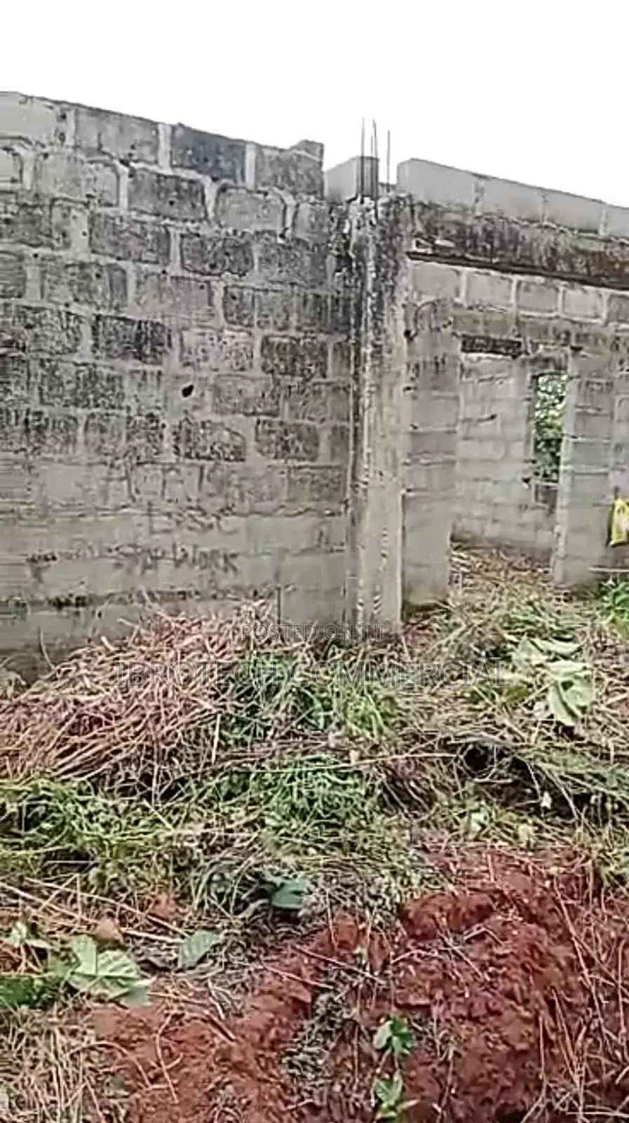 Uncompleted Building On A Full Plot At Igbe Laara Ikorodu