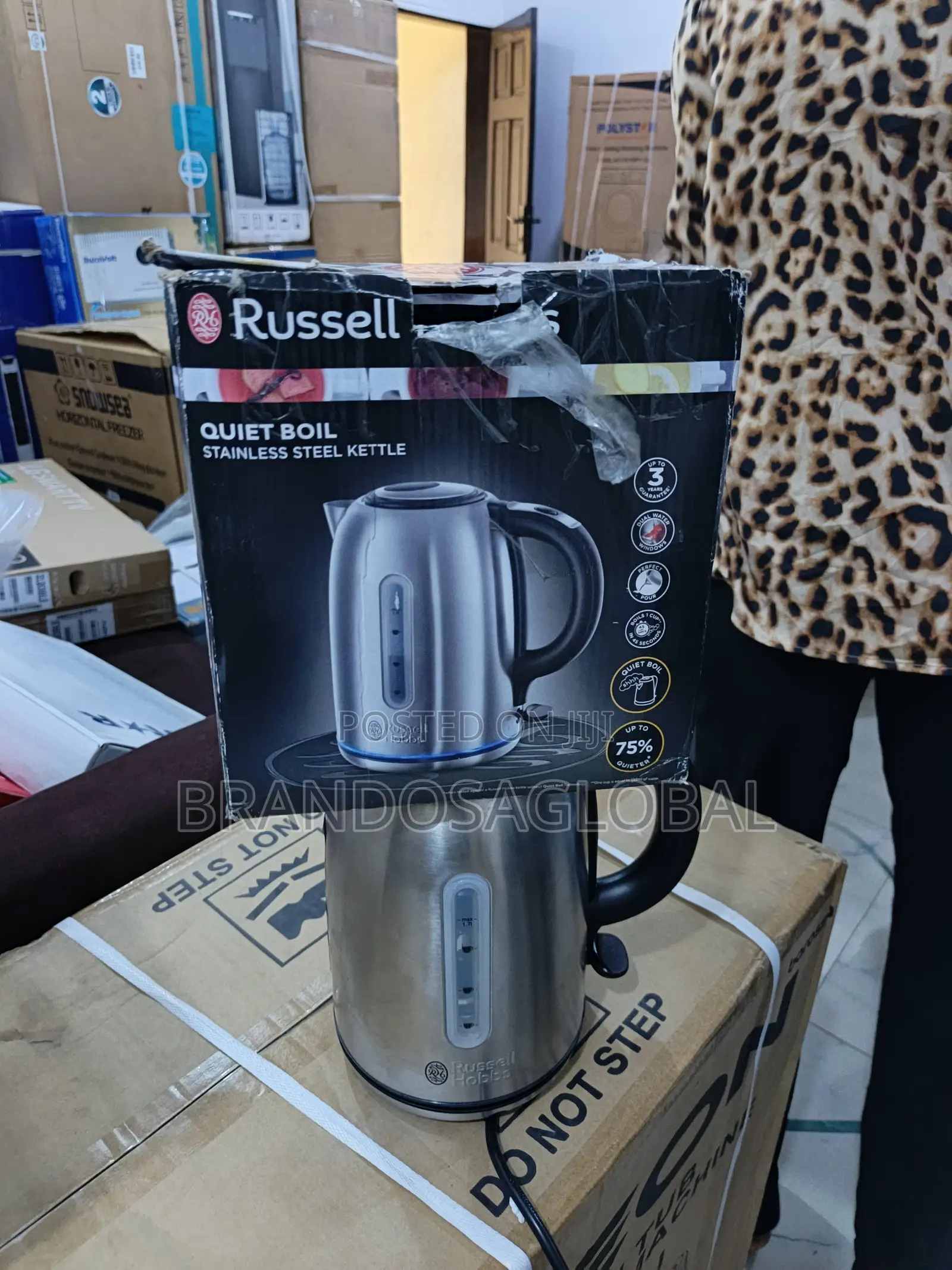 Russell Hobbs Stainless Steel Kettle – Compact Efficient Kettle