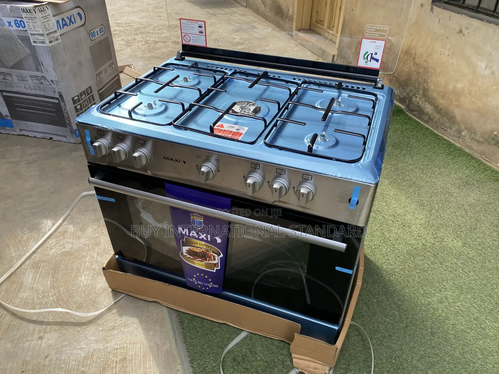 Maxi 5 Burner Standing Gas Cooker 60×90