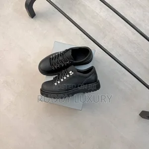 Studded Leather Derby Shoes