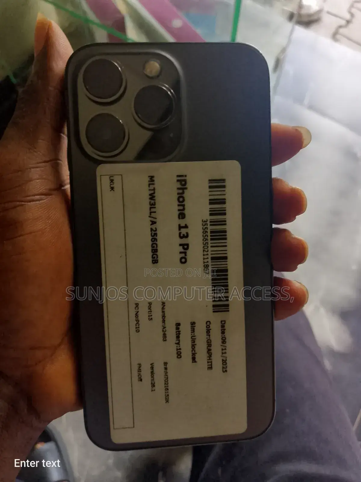 Apple Phone 13 Pro 256 Black