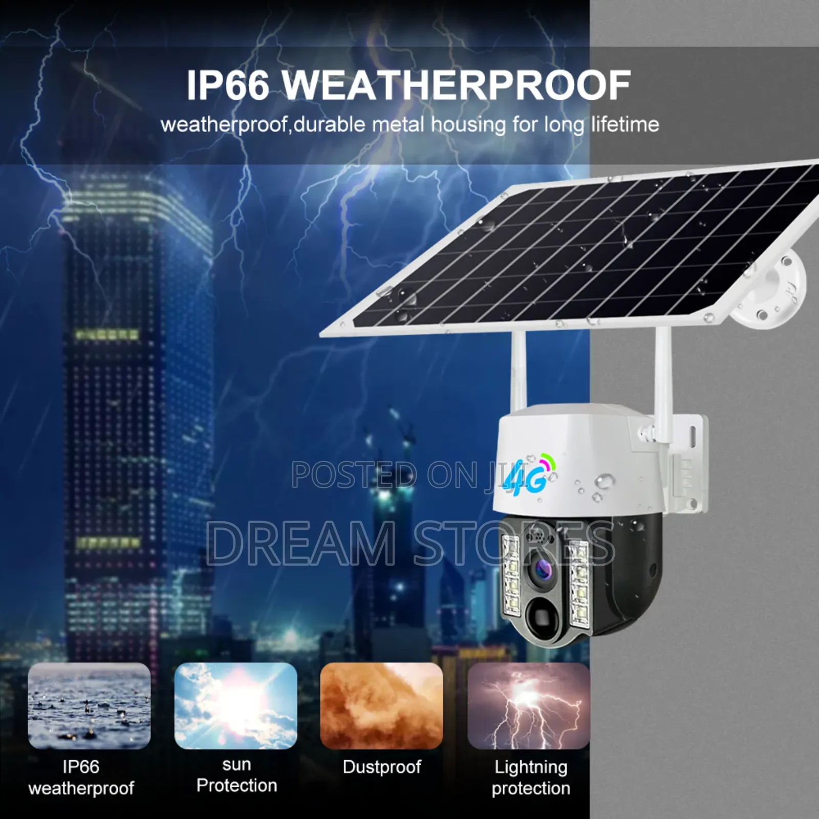Solar 4g Security Camera