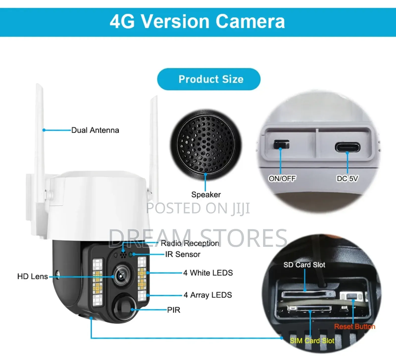 Solar 4g Security Camera