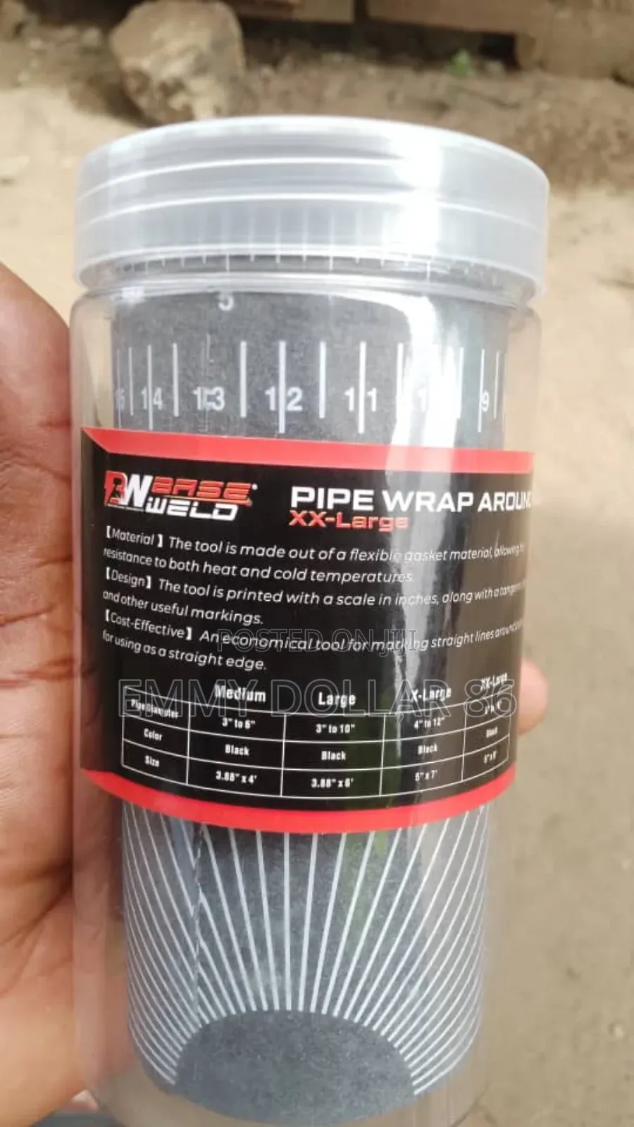 Pipe Wrap Around of All Sizes Available
