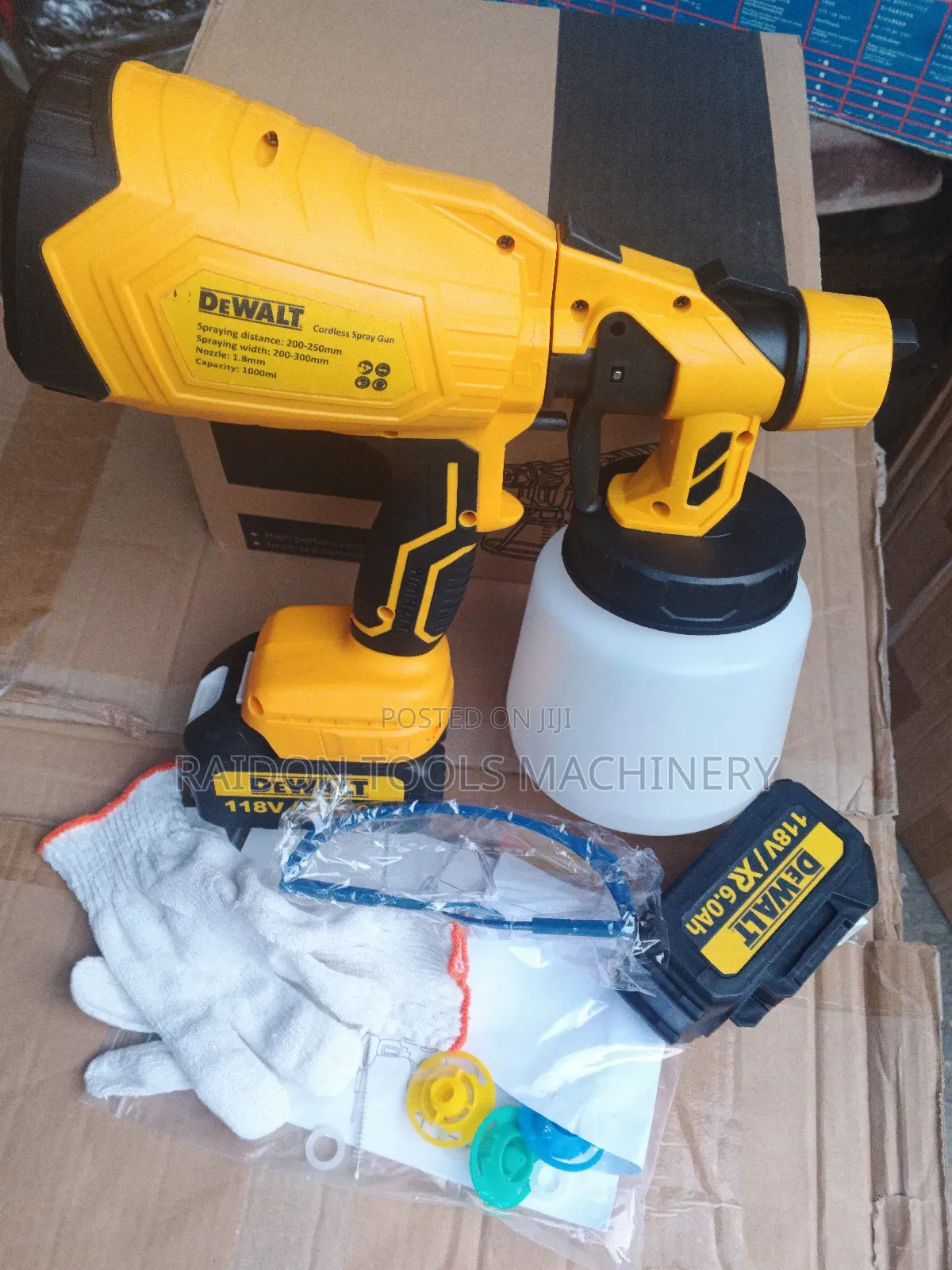 Cordless Plugs And Spray Dewalt 118v
