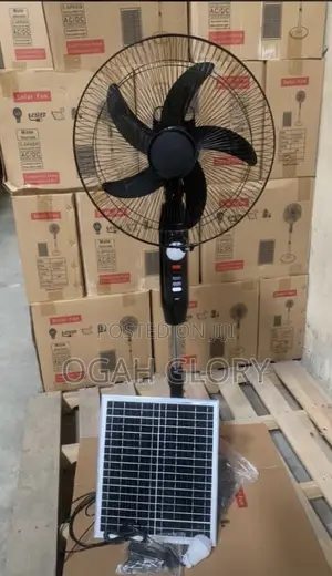 Rechargeable Solar Fan