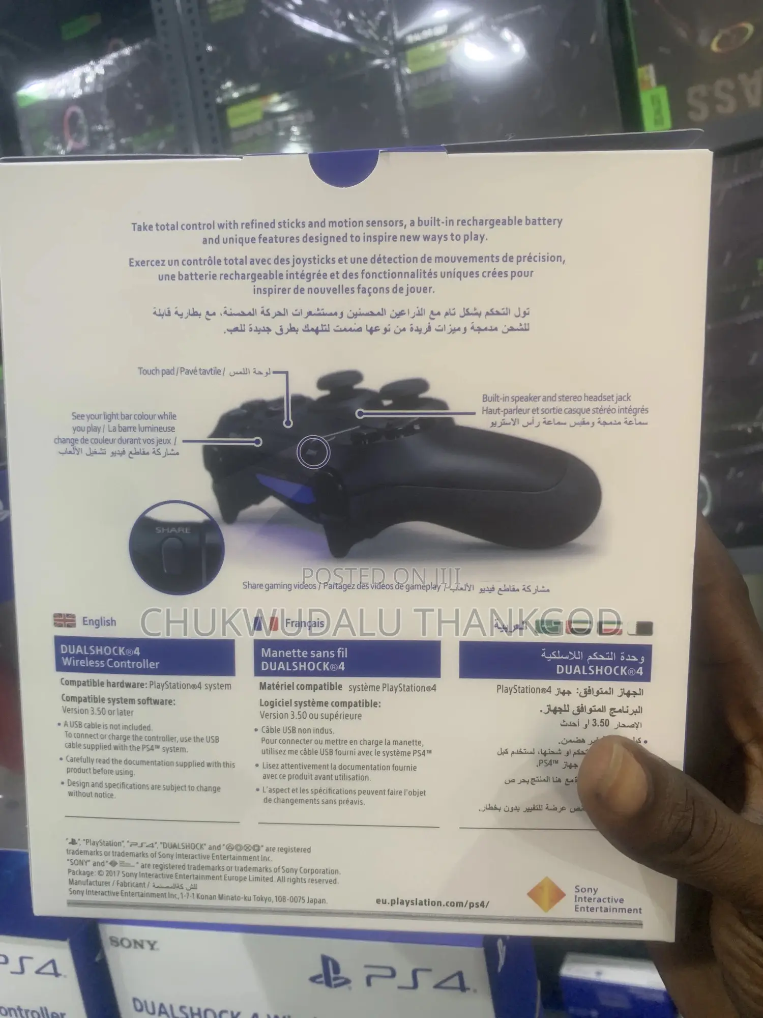 Sony Ps4 Game Controller