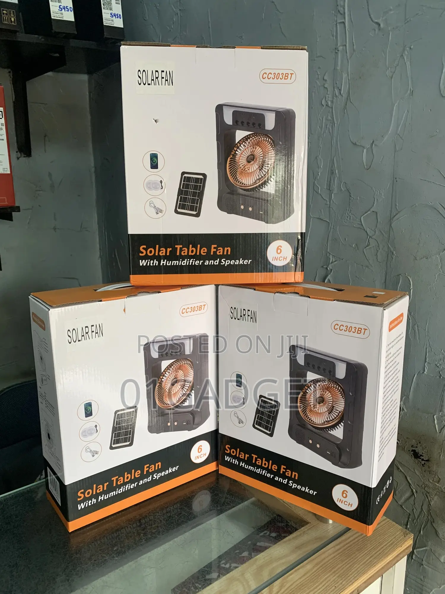 Solar Table Fan