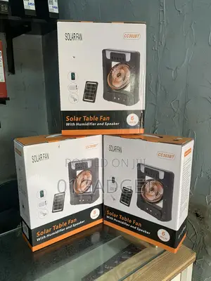 Solar Table Fan