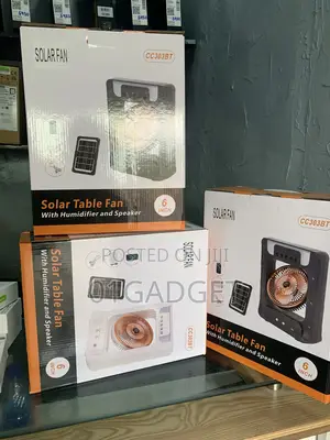 Solar Table Fan