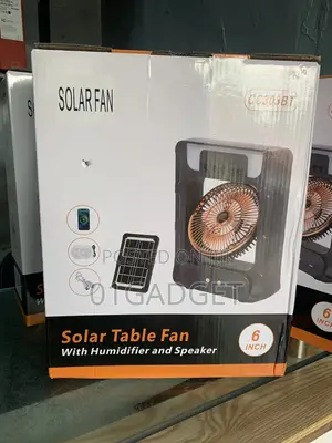 Solar Table Fan