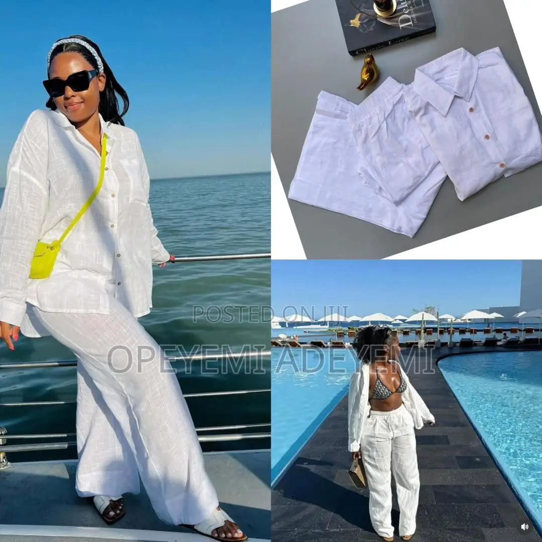 White Two Piece Set