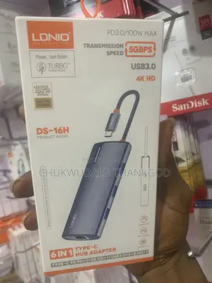 6 in 1 Usb C Dock Station Ds-16h