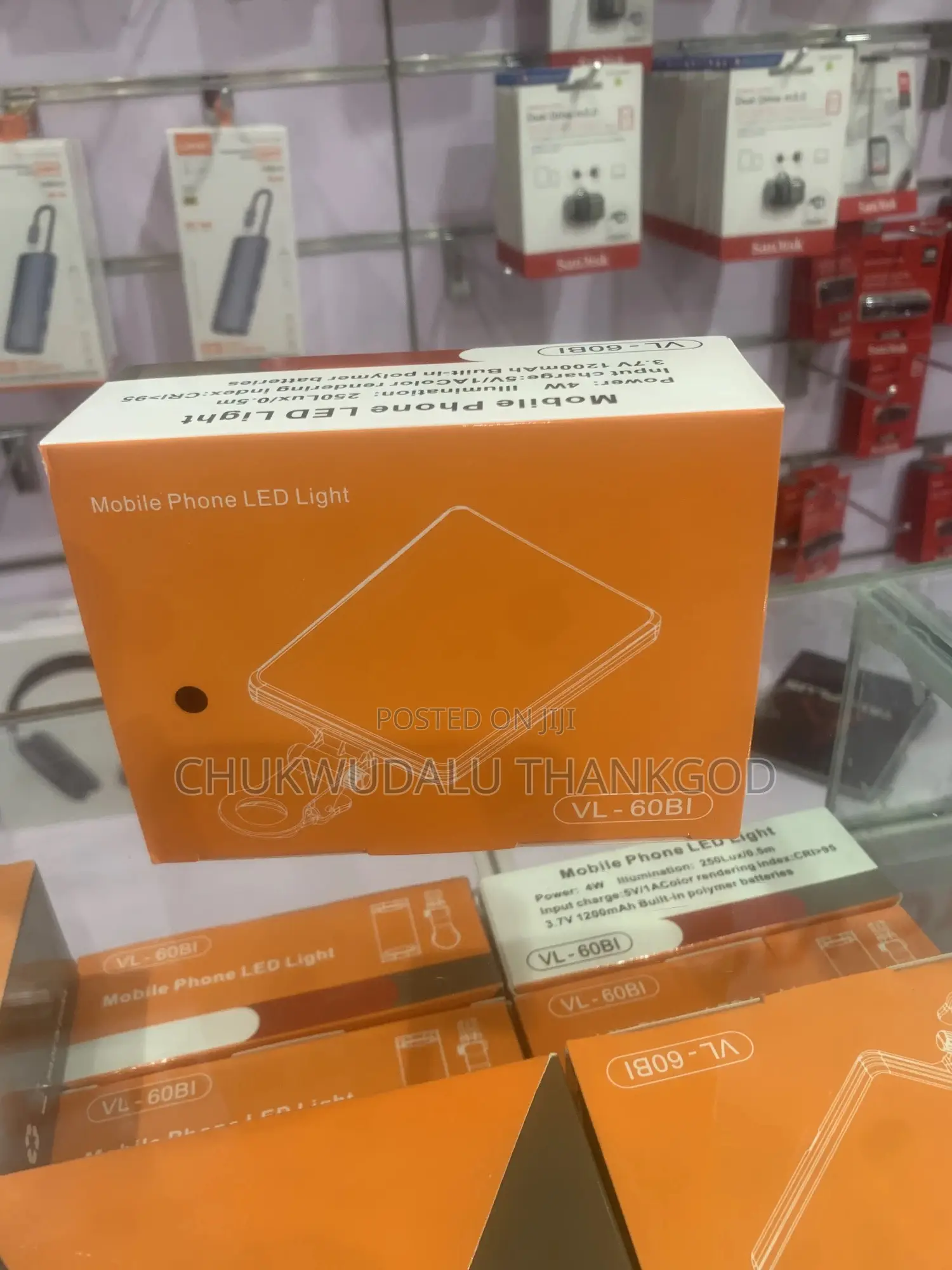 Mobile Phone Led Influencer Light Rechargeable
