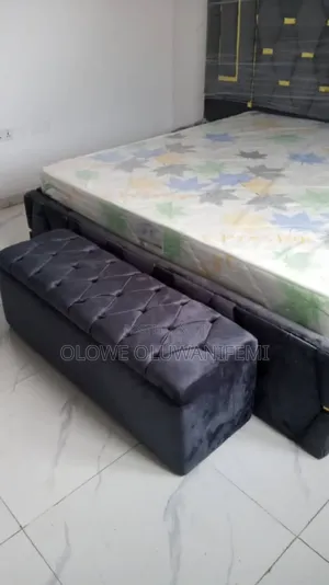 Extension Bedframe of 6by6 With Bedside