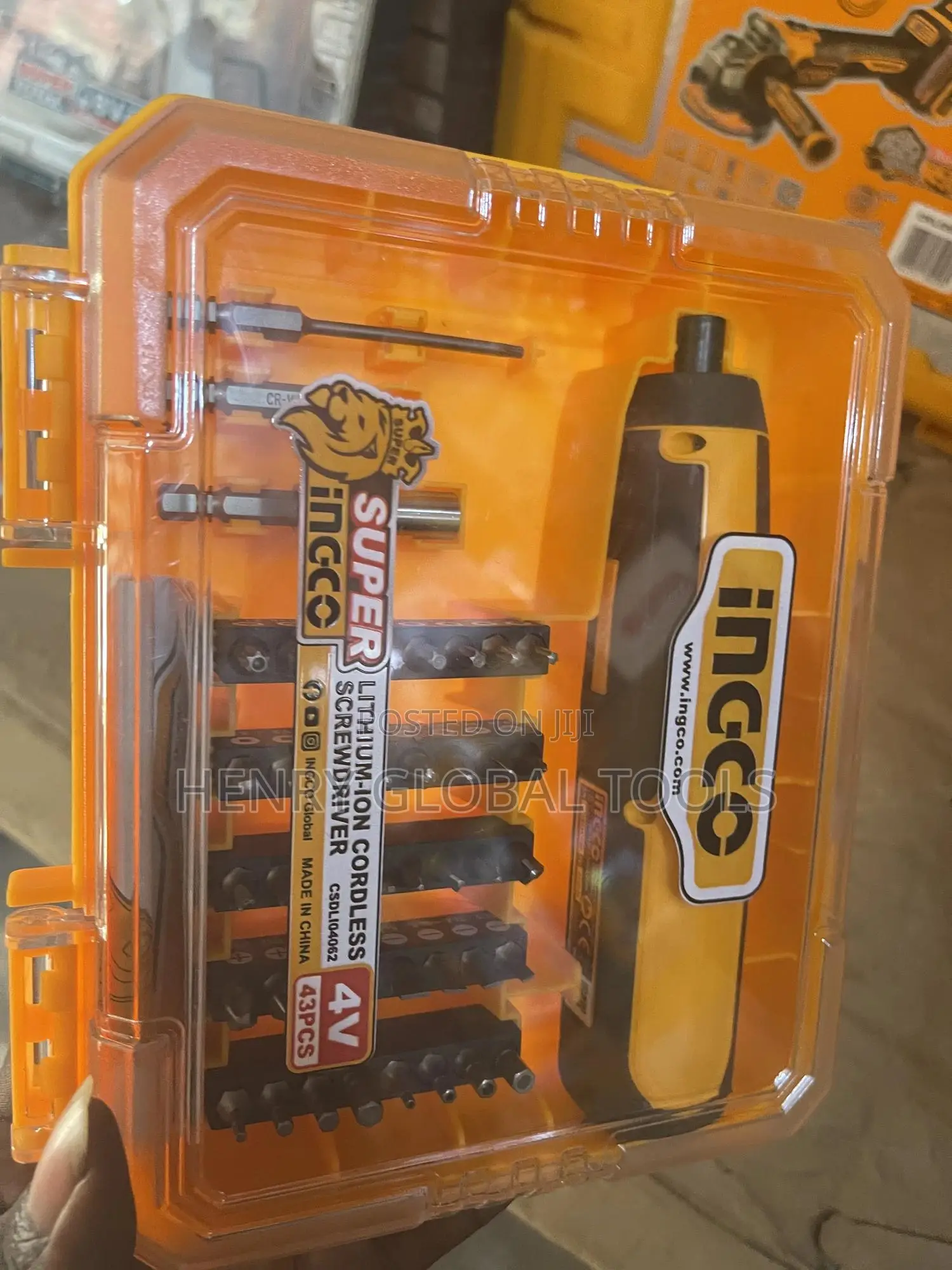 4v Ingco Cordless Screwdriver Machine