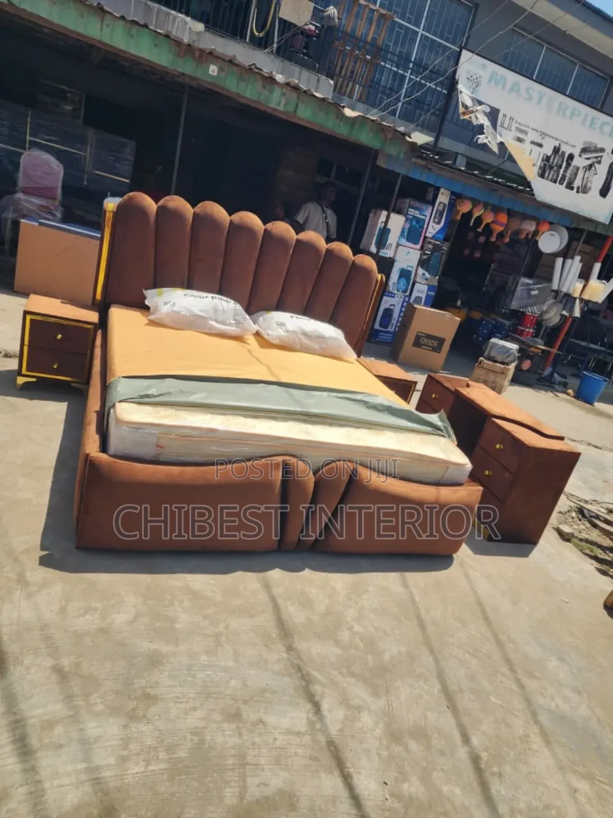 Standard 6by6 Padded Bed Frame
