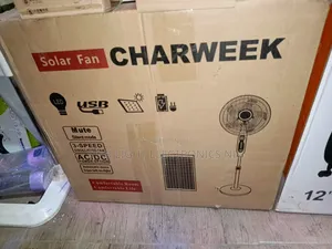 Solar Rechargeable Fan With Solar Panel