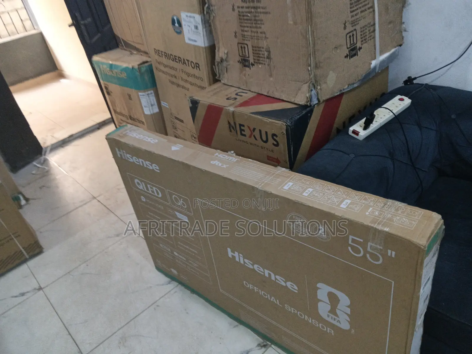 Hisense 55 Qled Compact Frame, Huge Experience