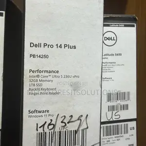 New Laptop Dell Latitude 14 32GB Intel Core Ultra 5 SSD 1T