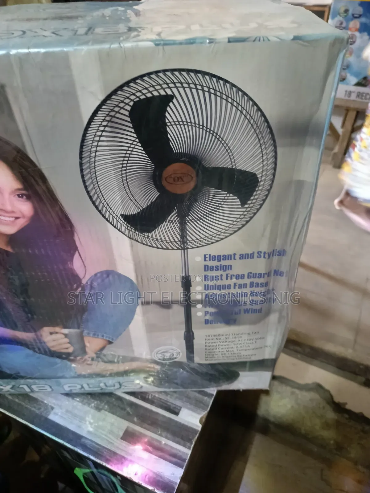 Ox Standing Fan 18 Inches