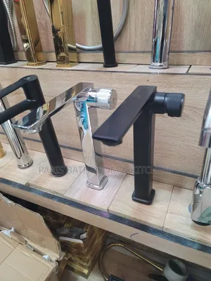 Matte Black Tall Basin Mixer Tap