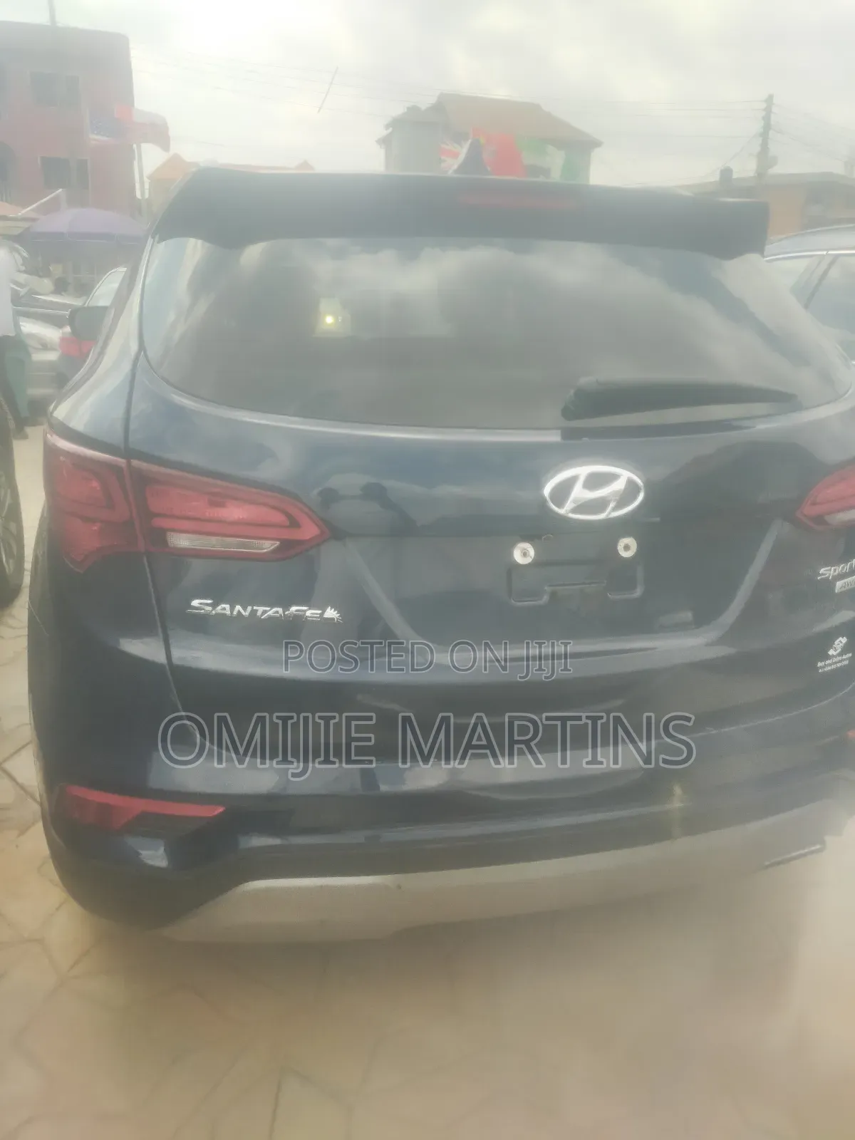 Hyundai Santa Fe 2017 Blue