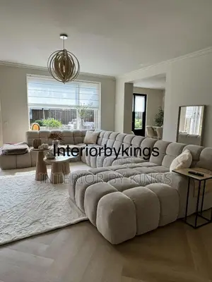 U-Shaped Custom Made Bubble Sofa + Center Table Ca Be Made in Color