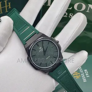 Hislon Cl 127 Luxury Rubber Strap Designer Men's Wristwatches