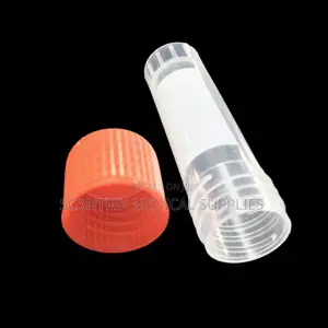 Cryotube With Internal Cap for Safe Clinical Sample Handling