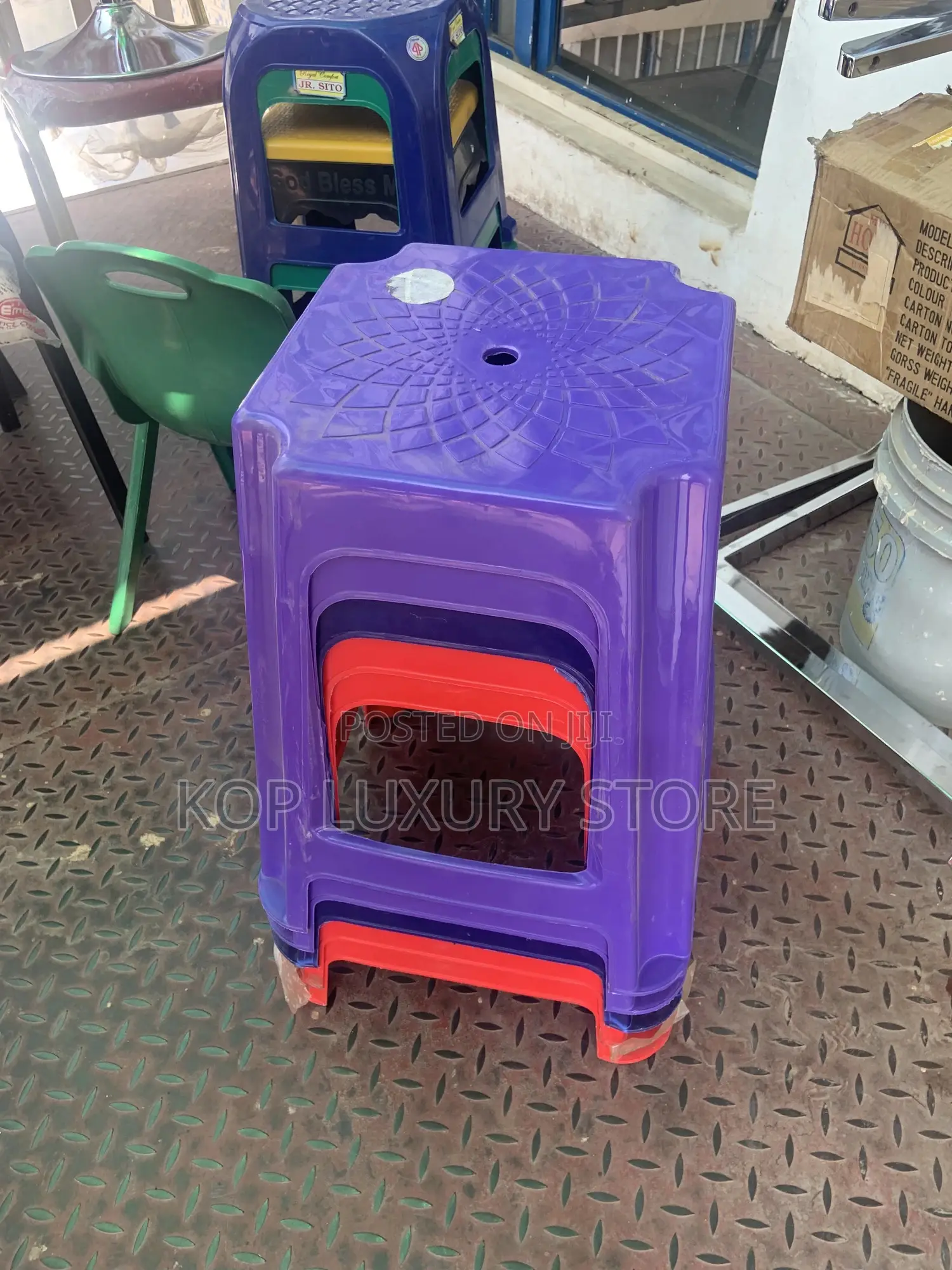 Plastic Chair Stool