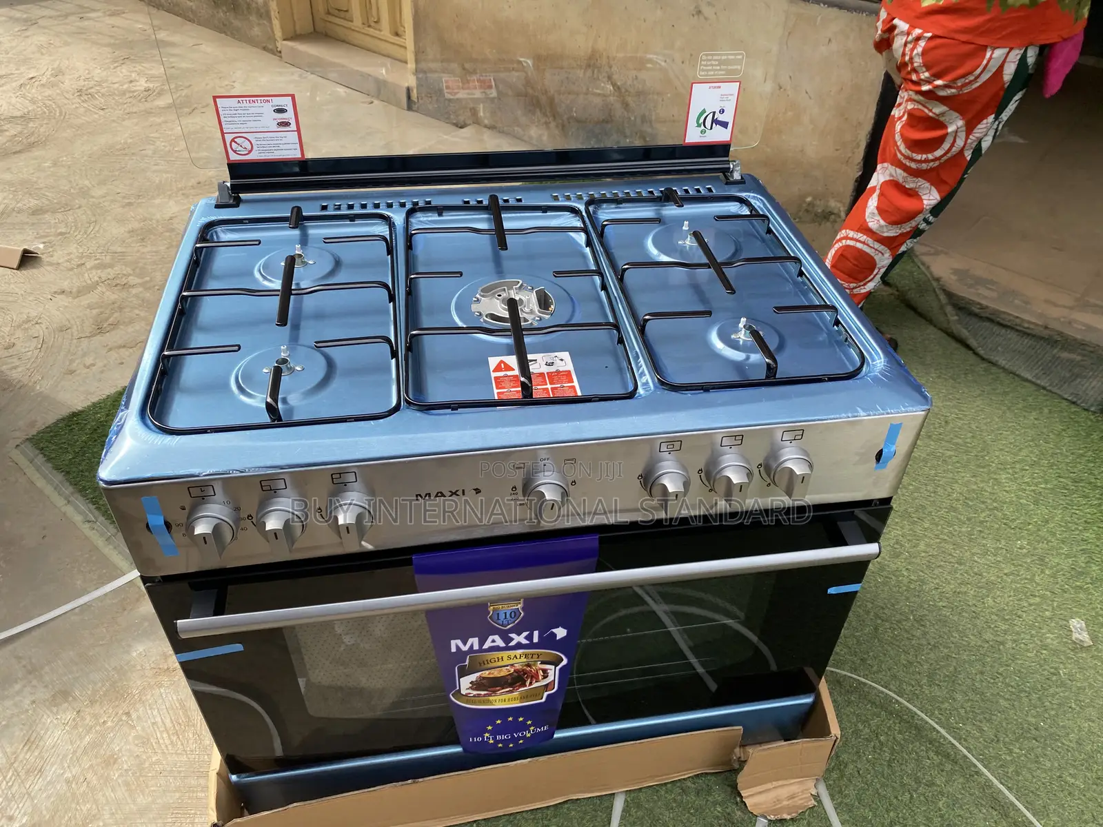 Maxi 5 Burner Gas Cooker 60×90 Fast Efficient