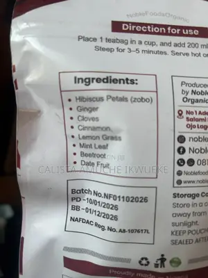 Zobo Tea ( Hibiscus Flower Tea)