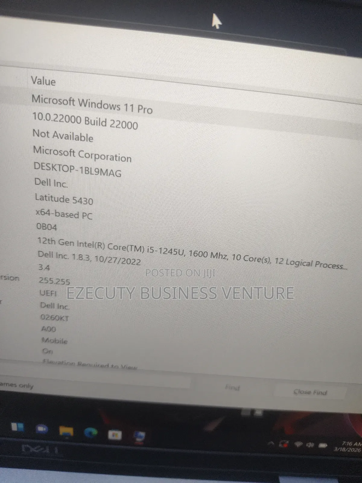 Laptop Dell Latitude 5430 8GB Intel Core i5 SSD 256GB
