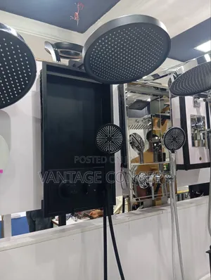 Executive Black Shower