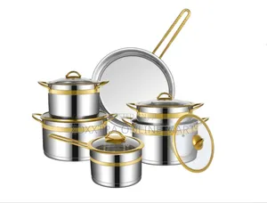 6pcs Quality Stainless Steel Pot Set