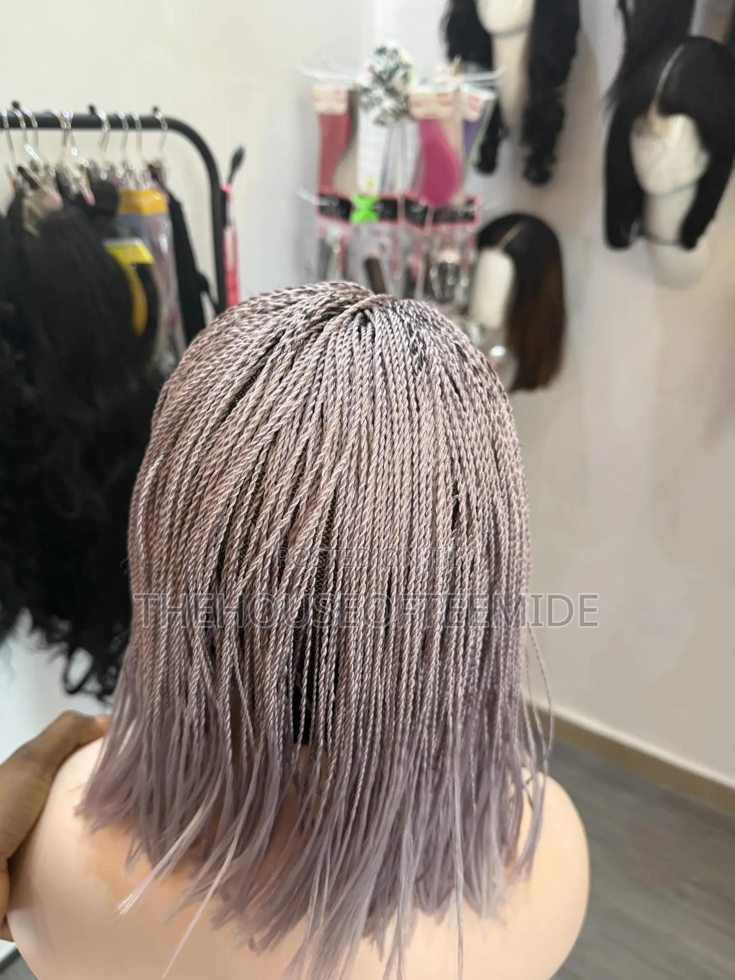Short Braided Wig