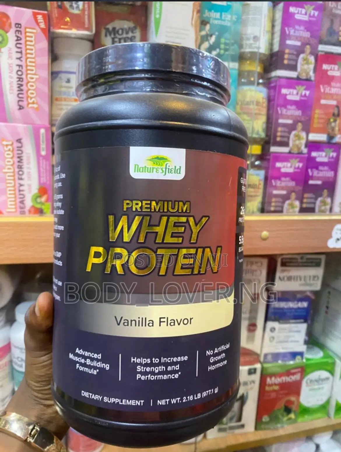 Nature’Sfield Premium Whey Protein 26g