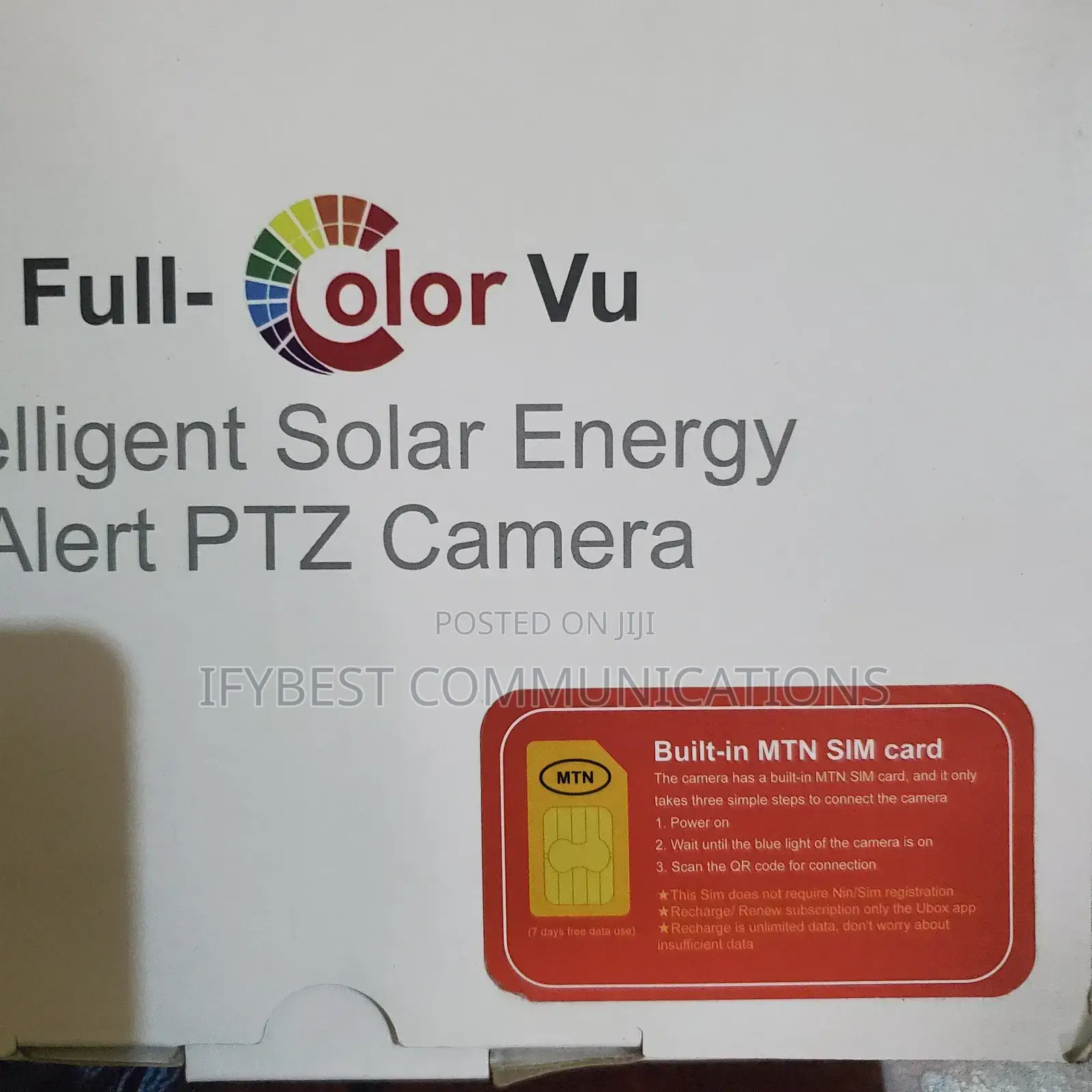 KCM Vision Intelligent Solar Energy Alert PTZ Camera.