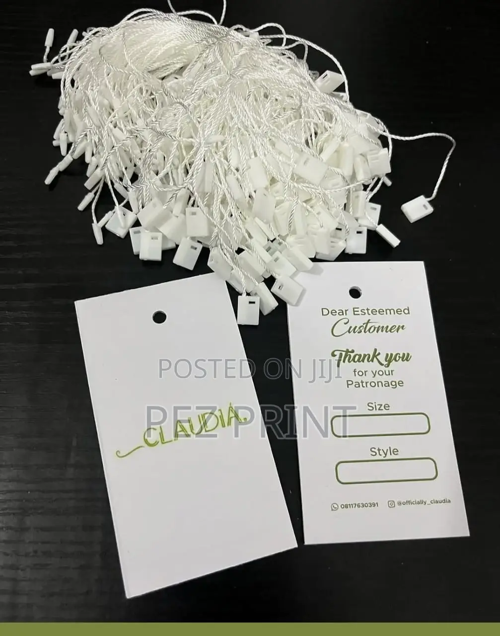 Branded Cloth Tag