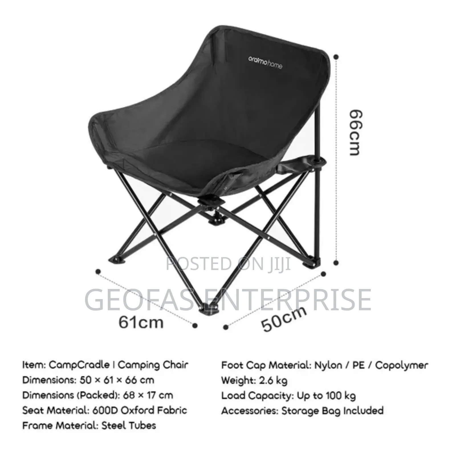 Oraimo Campcradle Folable Nylon Camping Chair