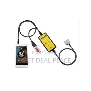 Car Usb Mp3 Aux Interface Adapter for Toyota Lexus 5+7pin