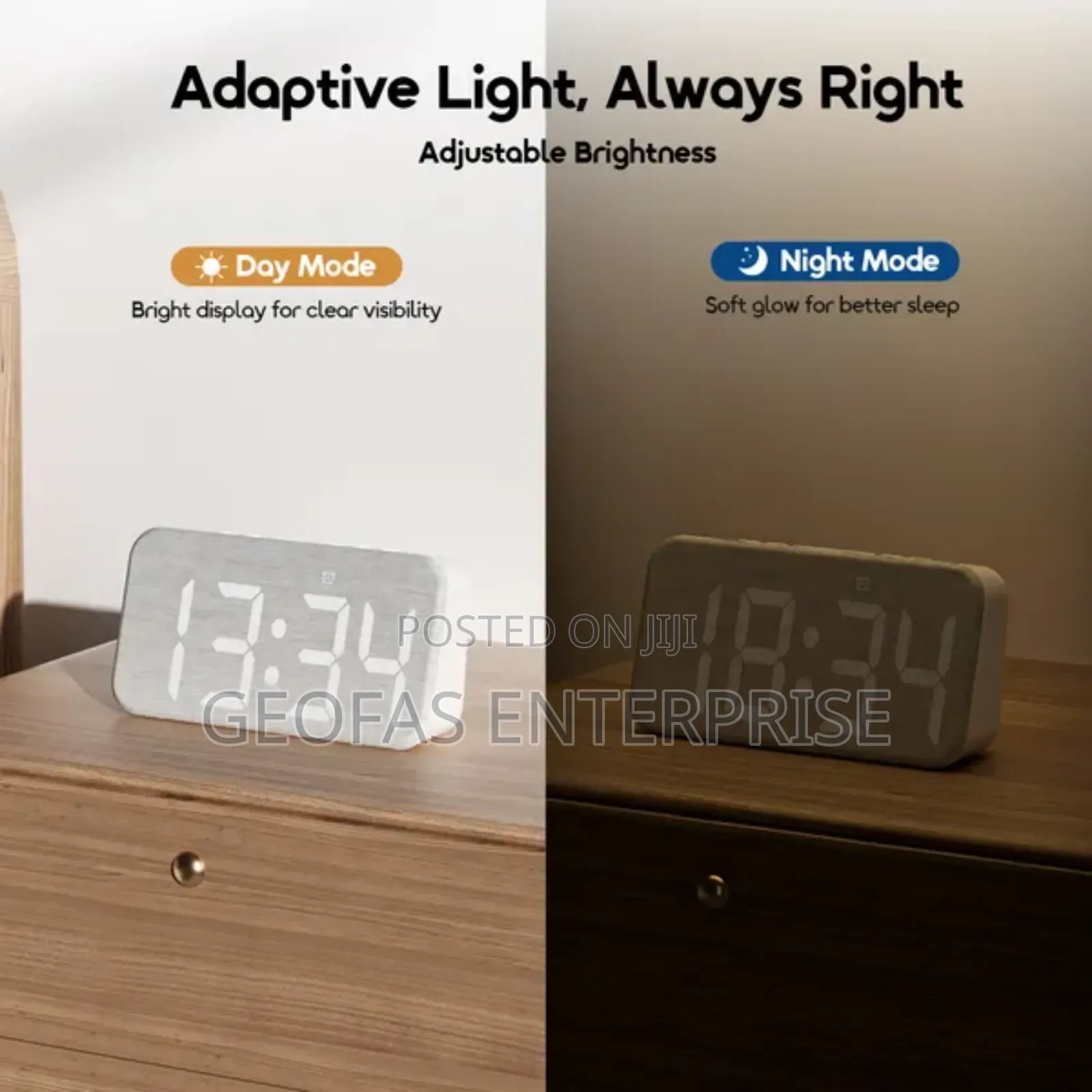 Oraimo Clockpoint Air Rechargeable Alarm Clock