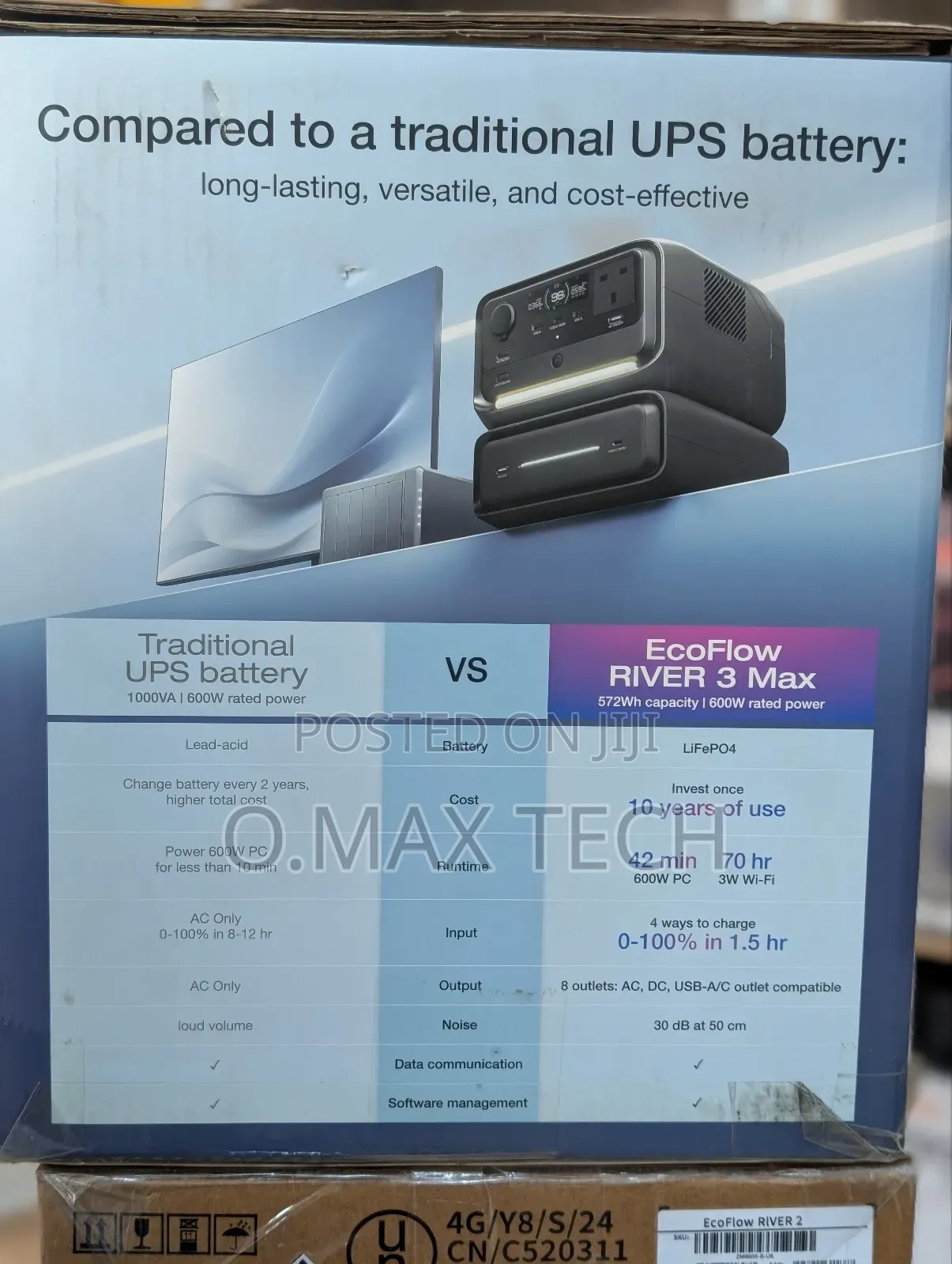 Ecoflow River 3 Max (River 3 Plus&Eb300) Portable Power Station