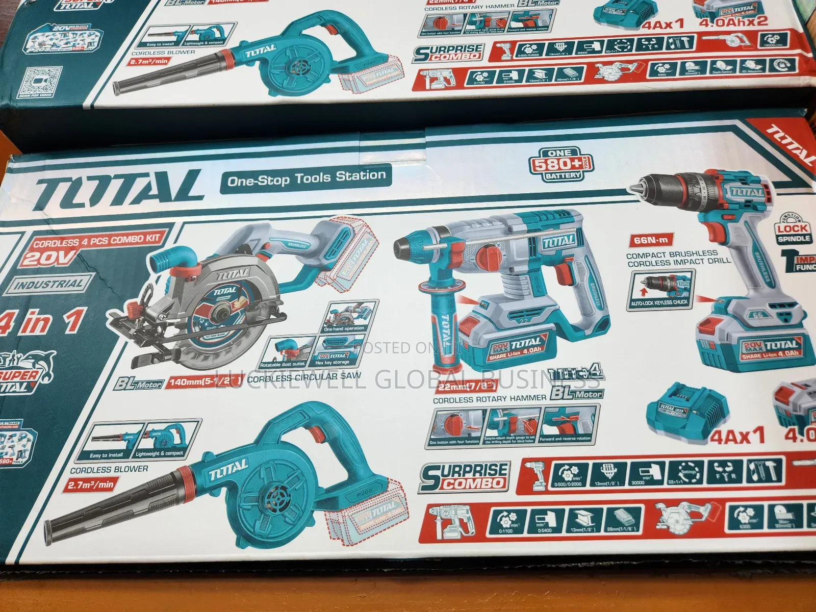 Cordless 4pcs Combo Kit
