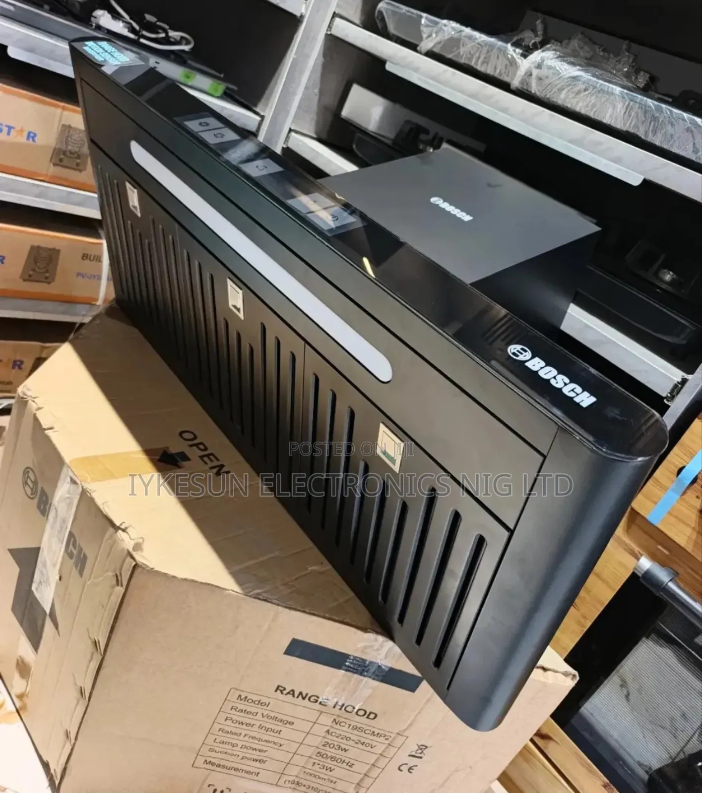 Original Bosch 90cm Premium Quality Smart Automatic Heat Extractor Etc