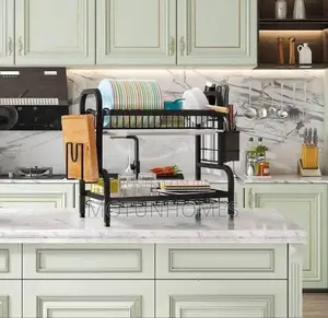 Dish Rack - Non Rust Original 2 Tier- Layer (Black)