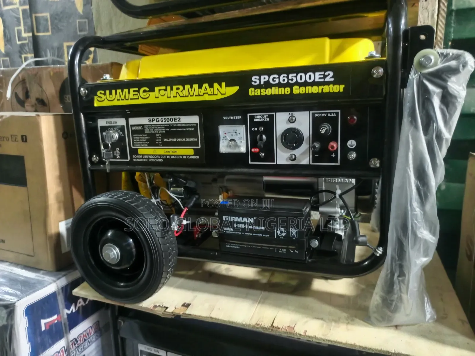 Sumec Firman Generator Spg6500e2 (4.5kva) Copper Wire